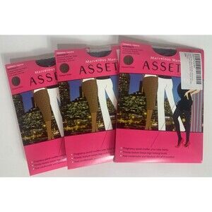 Assets by Spanx Marvelous Mama Maternity Tights Opaque Black Size 1 & 2 LOT OF 3